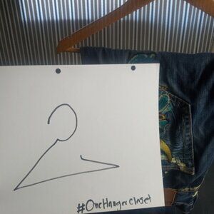 AUTHENTIC Ed Hardy , HARDY , double print mens pants